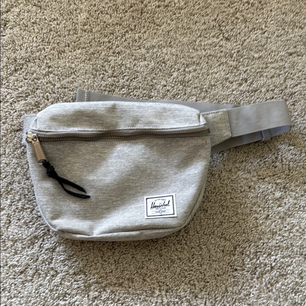 Herschel Supply Company Gray Belt Bag with Adjustable Strap